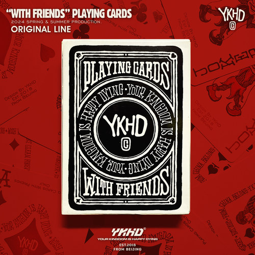 YKHD德州扑克牌高颜值设计PVC