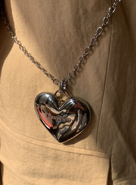 hssilver合金爱心女挂链