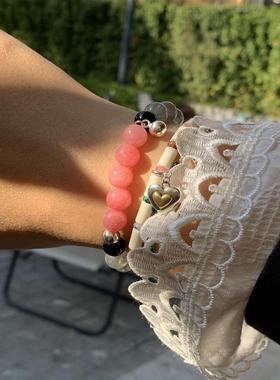 hssilver女粉玉髓原创手链