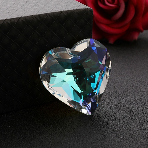 Стеклянная подвеска в виде сердечка в форме сердца, аксессуар на солнечной энергии, аксессуары, штора, бусины, DIY