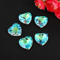 27MMAB разноцветное сердце из нарезанного персика