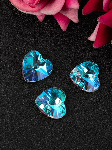 Аксессуар в виде сердечка, бусины, аксессуары, серьги, браслет, ожерелье, прозрачная подвеска, DIY