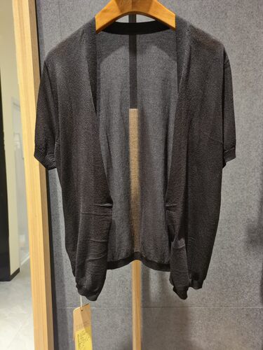 dins夏装新款女士短袖针织开衫披肩外套X2BS22MS8006专柜正品