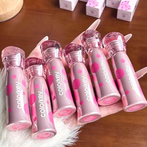 colorkey珂拉琪水雾唇釉波点猫唇露哑光雾面不沾杯口红滋润保湿女