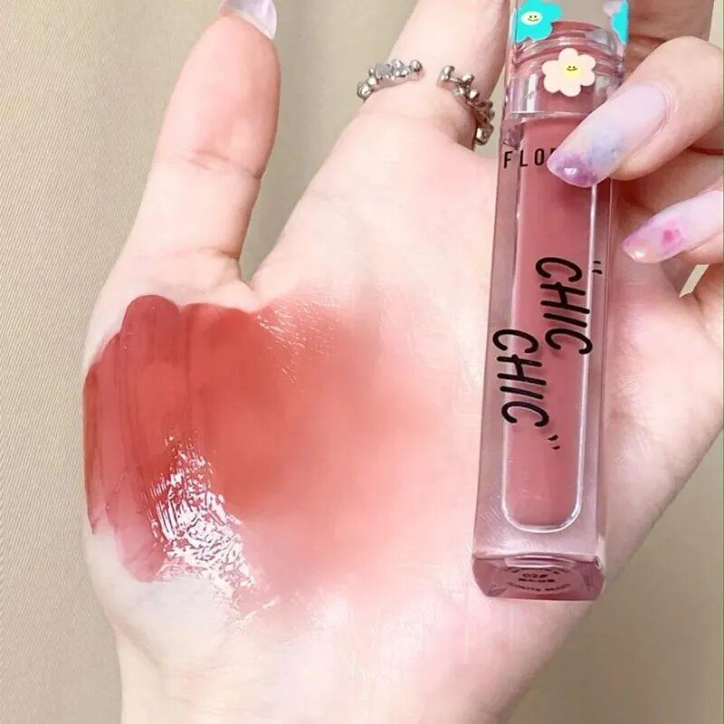 flortte/花洛莉亚大飒蜜系列果冻镜面水光唇釉玻璃唇持久不脱色