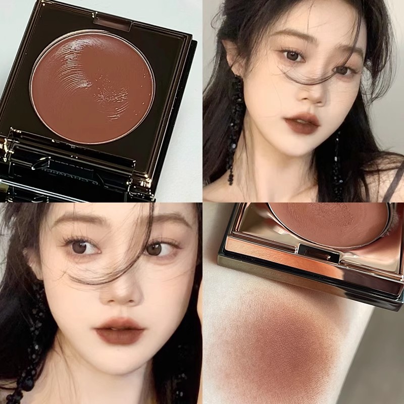 早八通勤多用膏!HERORANGE哑光唇泥柔雾唇颊两用腮红显白口红