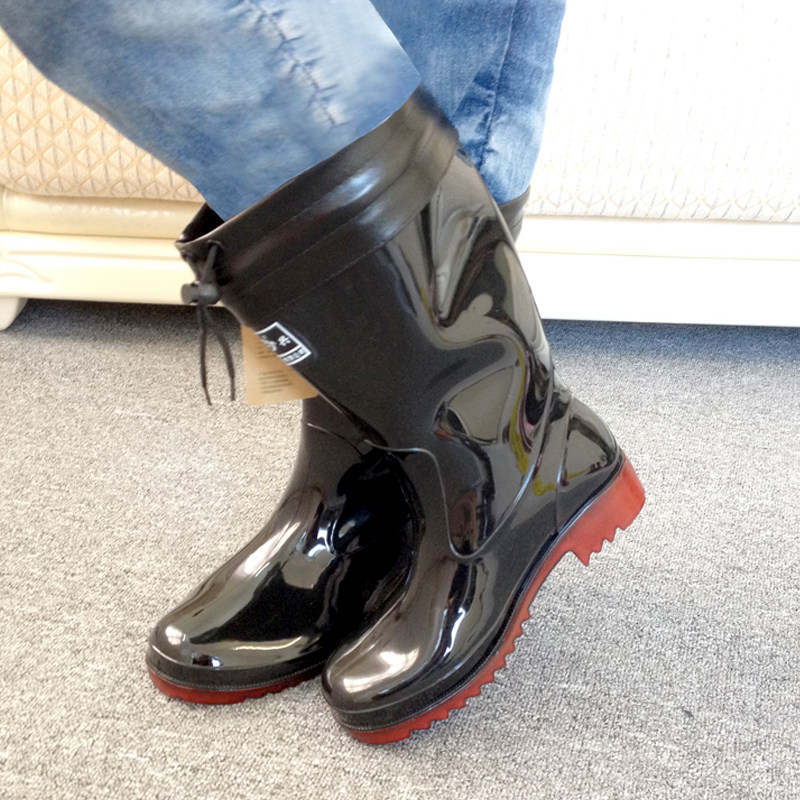 Chaussures - bottes caoutchouc homme pour hiver - semelle tendon - Ref 962812 Image 5