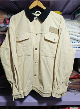 李宁 韦德系列 徽标纯色翻领夹克外套 男款 白色 afdr725-2