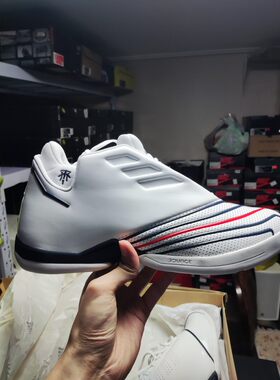 adidas T mac 2 Restomod 麦迪 奥运会 实战篮球鞋 白蓝红 h67327