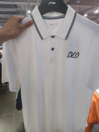 李宁短袖POLO男夏韦德系列舒适时尚透气常规短袖POLO衫APLS159-2