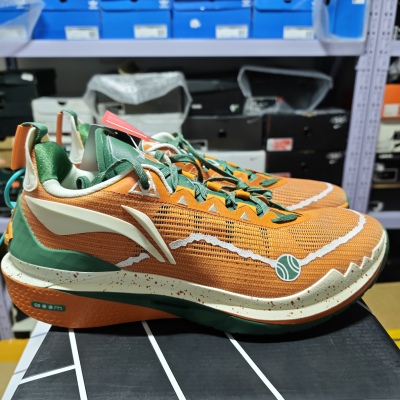 LiNing李宁 JB2 红土 巴特勒二代 篮球鞋 男款 橙白色 abat081-21