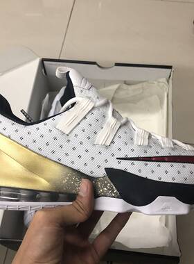 NIKE LeBron LBJ13 Low USA 黑白金 美国队 831926-164