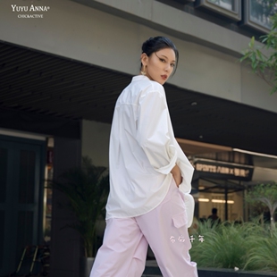 Yuyuanna冰感防晒男女通用晴雨两用衬衫夏宽松连帽魔法衣衬衣长