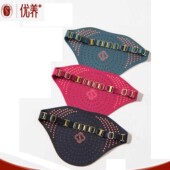 潮养护颈养塑养之美远红外负离子纯色酒红黑色时尚 潮流十