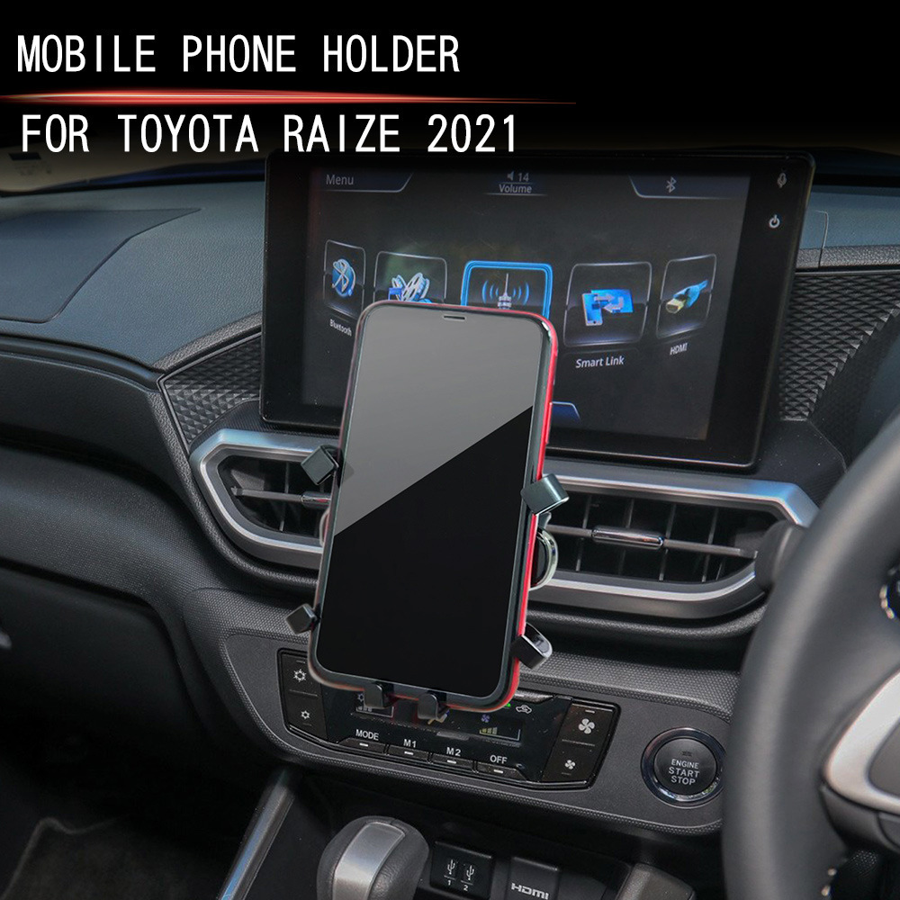 适用21款丰田raize车载手机支架锐志出风口手机支架内饰用品