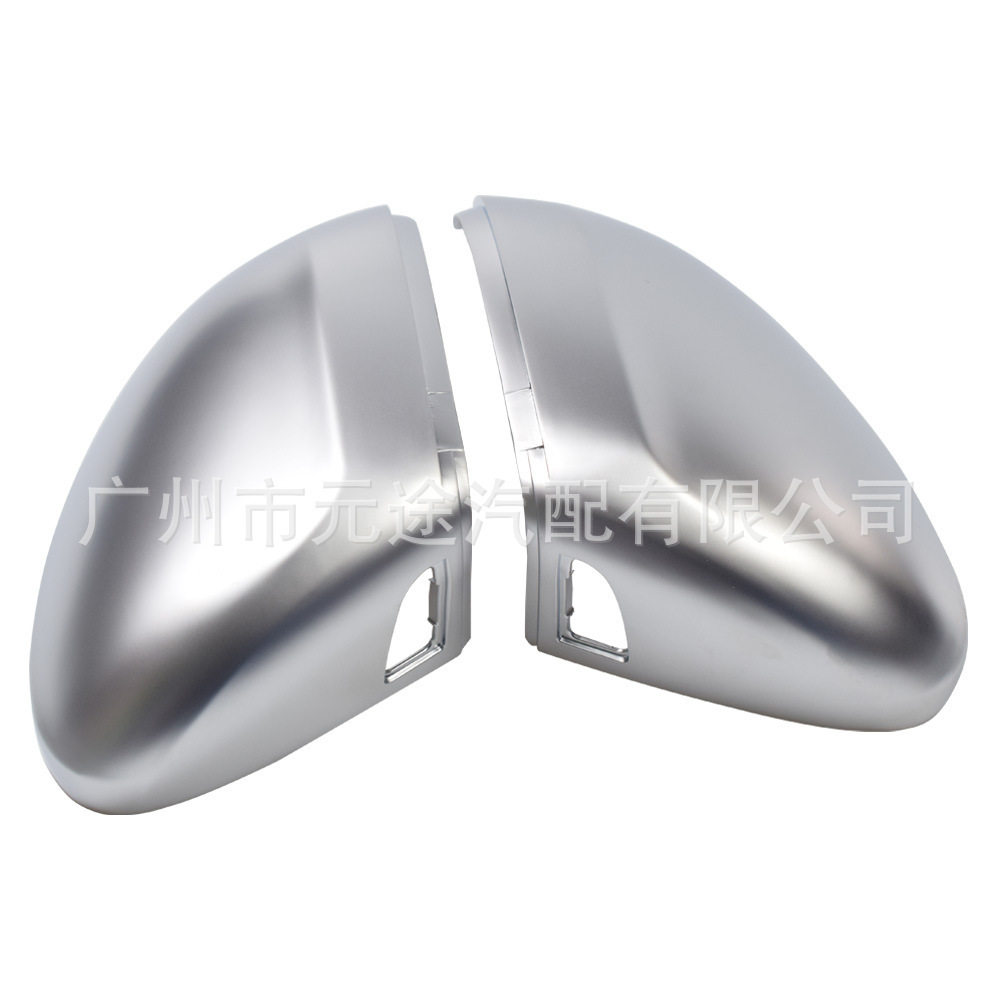 适用于大众帕萨特B8 CC 2015-2019 倒车镜外盖镀铬拉丝后视镜壳罩