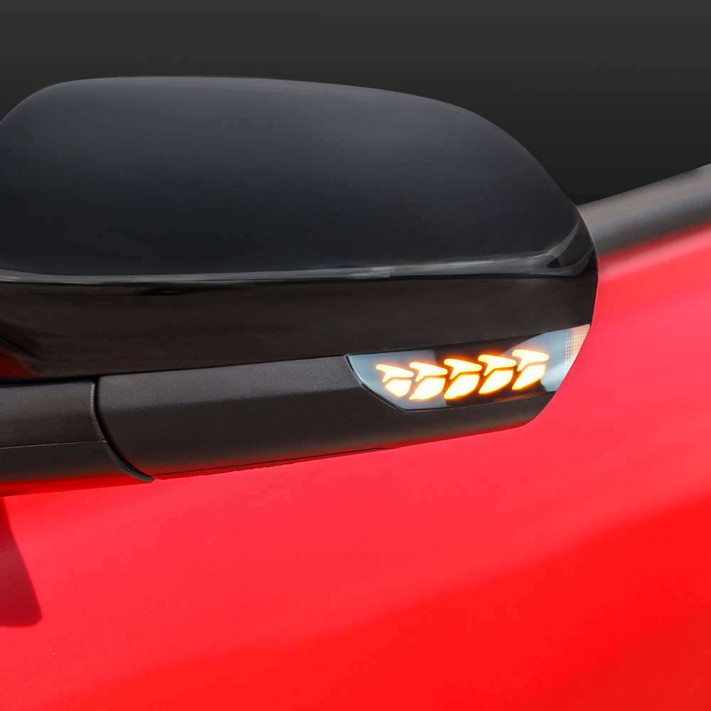 适用于18-22年Perodua Myvi后视镜转向灯黄光流水LED灯信号灯