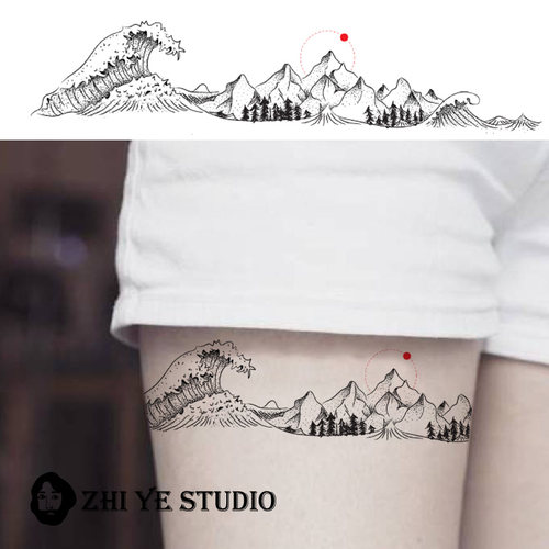 枝爷海平线手环臂环大腿