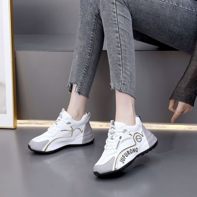 香港品牌厚底老爹鞋男女鞋情侣款冬季防滑休闲鞋运动鞋轻便跑步鞋