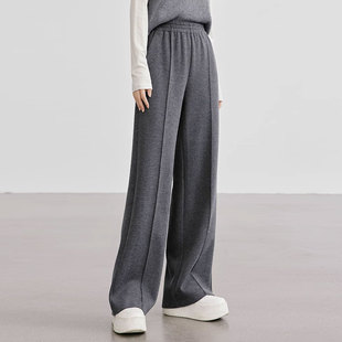 滁州盛宏盛虹圣红服饰工厂店26秋冬肌理感【羊毛醋酸】灰色休闲