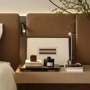 屿物为居 售楼处摆件样板间展示柜书房墙面柜子层架书架陈设主题