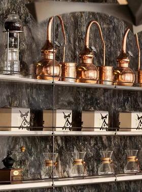 屿物为居 软装好物新中式复古样板间茶空间橱柜书房展厅设计师搭