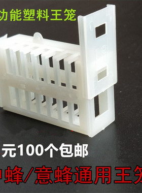 蜂具养蜂工具塑料王笼蜜蜂多功能蜂王笼囚蜂王囚王笼中蜂蜂箱