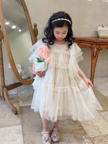 女童裙子韩版夏季纱裙连衣裙
