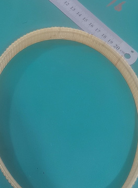 砂轮修整机磨床上砂轮皮带530七牙传动带黄色槽型多沟三角传动带