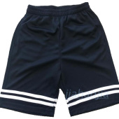 夏季 校裤 款 男女宽松百搭运动短裤 黑脚口镶2道白边儿童休闲裤 新款