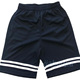 夏季 校裤 款 男女宽松百搭运动短裤 黑脚口镶2道白边儿童休闲裤 新款