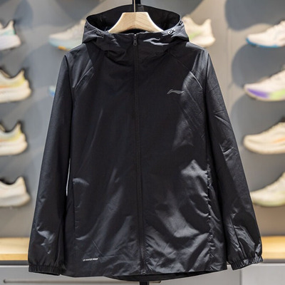 李宁运动风衣防风防泼水运动外套