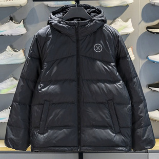 李宁短羽绒服2025冬季韦德系列男防泼水防风鹅绒保暖冬装AYMV065
