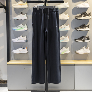 AKLV336 健身训练针织弹力舒适直筒运动长裤 李宁女子卫裤 2025秋季