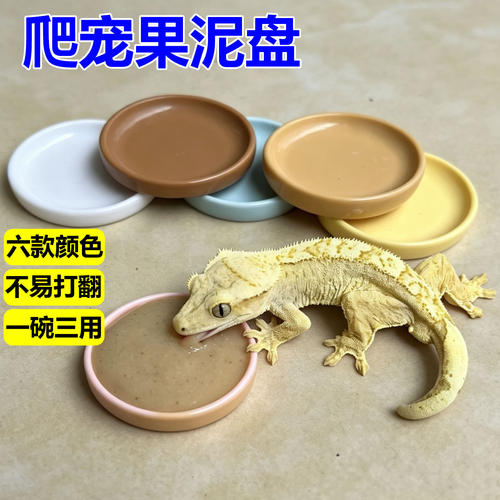 守宫爬宠果泥碗喂食盆迷你水盆