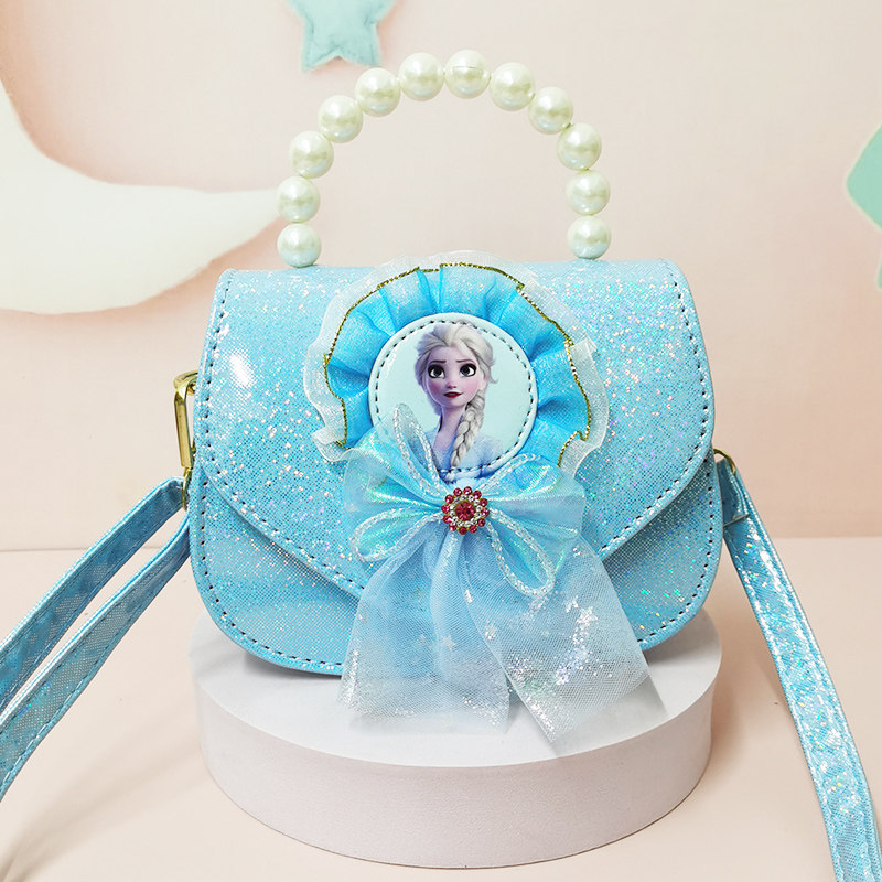 2023新款爱莎公主女童小包冰雪奇缘儿童斜挎包宝宝可爱单肩手提包