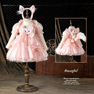 DO.CAT玲娜贝儿公主裙女童秋冬季套装裙cos小女孩儿童洛丽塔裙子