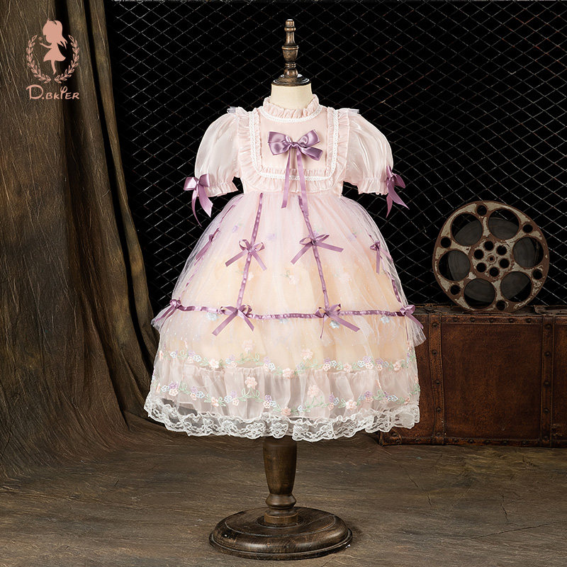 DO.CAT高端女童公主裙夏季新款儿童生日礼服蓬蓬洋气小女孩连衣裙