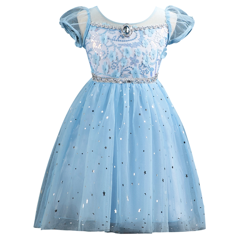 迪士尼正版礼服女童爱沙公主裙子