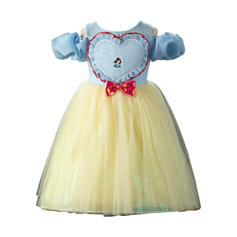 夏装女童白雪公主裙女孩生日礼服