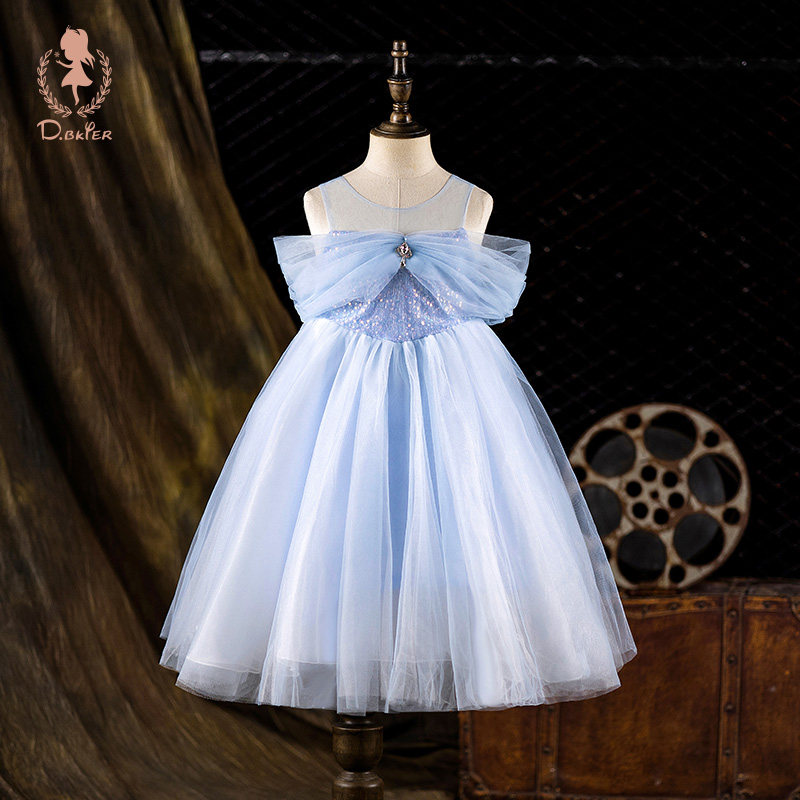 cat爱莎公主裙女童夏季原版艾莎生日礼服发光儿童爱沙连衣裙子