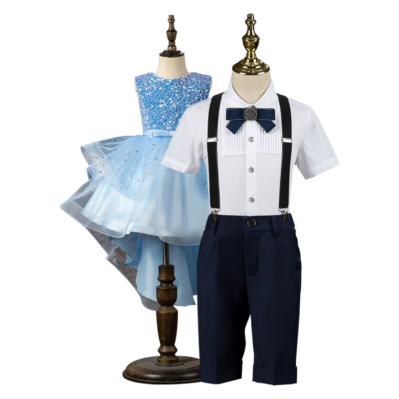 幼儿园毕业照套装男女童礼服衣服