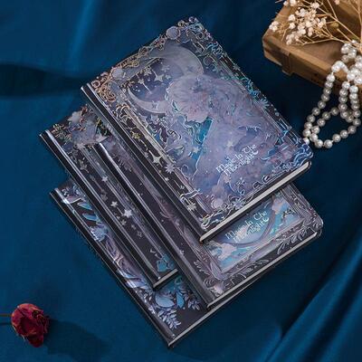 精美金属感封面魔法月光笔记本