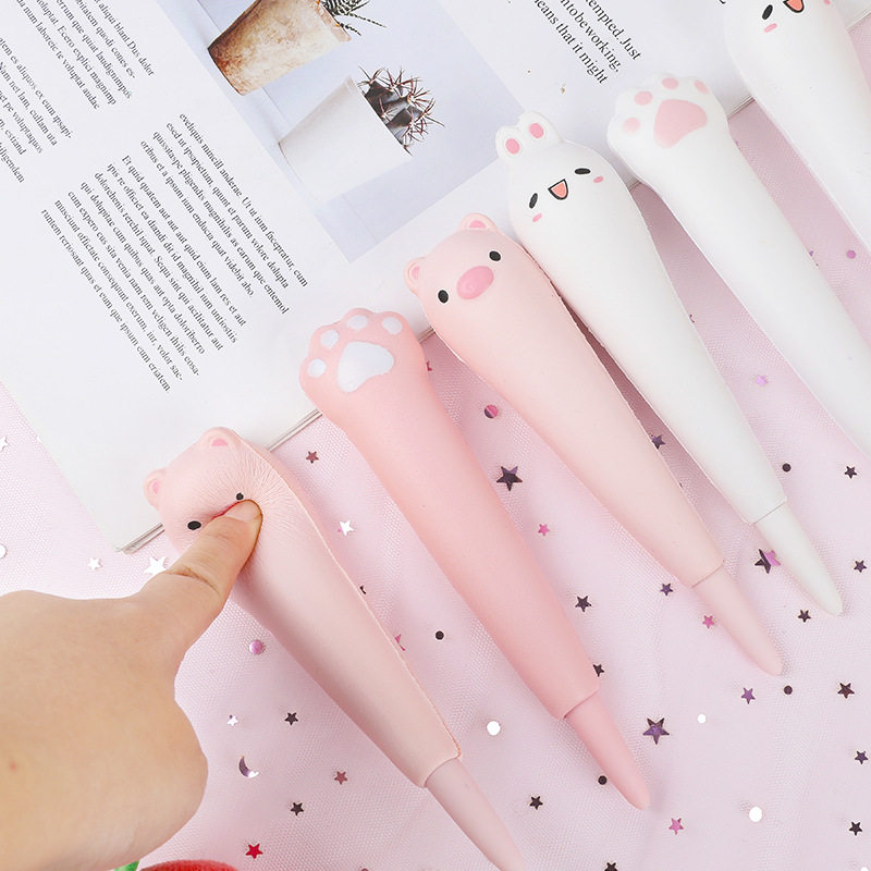 发泄笔猫爪减压笔软绵绵学生用捏捏笔可爱超萌猪中性笔创意解压笔,文具电教/文化用品/商务用品,中性笔,淘宝优惠券,粉丝福利购,淘宝优惠卷