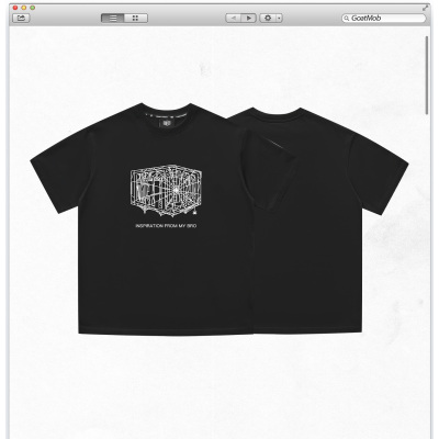 蜘蛛网经典款印花长袖短袖