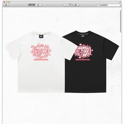 爱心经典印花长袖短袖