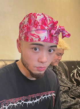 GTB/Goatmob系列durag头巾Hiphop嘻哈街舞头套丝巾西海岸头套迷彩