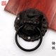 仿古大门拉手中式 门环 纯铜兽头狮子头虎头拉环把手配件铸铁明装