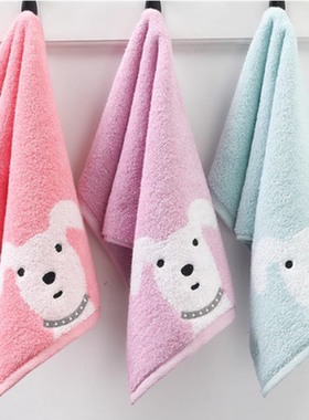 A类标准金号全棉的儿童洗脸小毛巾T1080WAH柔软吸水48*25