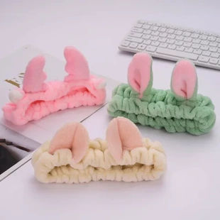 束发带洗脸发箍敷面膜化妆森女洗漱发套简约头饰可爱网红头箍